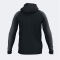 JOMA Elite XI Laufjacke mit Kapuze Mädchen 110 - schwarz/antrazith 164