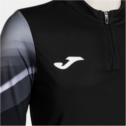 JOMA Elite XI Lauf-Sweatshirt Damen 110 - schwarz/antrazith M