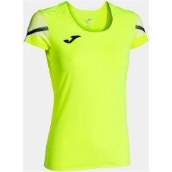 JOMA Elite XI Laufshirt Damen 061 - fluorgelb/schwarz S