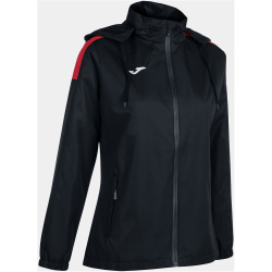 JOMA Trivor Regenjacke Damen 106 - schwarz/rot L