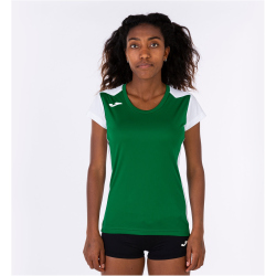 JOMA Record II Laufshirt Mädchen 452 - grün/weiß 152