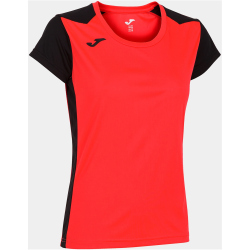 JOMA Record II Laufshirt Mädchen 041 - korall/schwarz 152