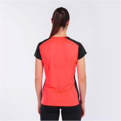 JOMA Record II Laufshirt Mädchen 041 - korall/schwarz 152