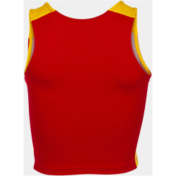 JOMA Record II Crop-Top Mädchen 609 - rot/gelb 164