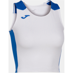 JOMA Record II Crop-Top Mädchen 207 - weiß/royalblau 152