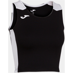 JOMA Record II Crop-Top Mädchen 102 - schwarz/weiß 164