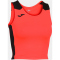 JOMA Record II Crop-Top Mädchen 041 - korall/schwarz 128/140