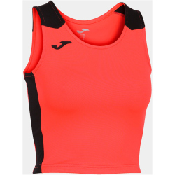 JOMA Record II Crop-Top Mädchen 041 - korall/schwarz 152