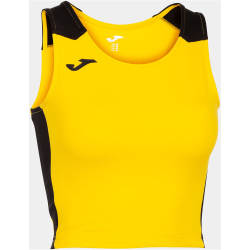 JOMA Record II Crop-Top Damen 901 - gelb/schwarz S