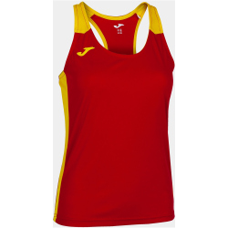 JOMA Record II Tanktop Mädchen 609 - rot/gelb 152