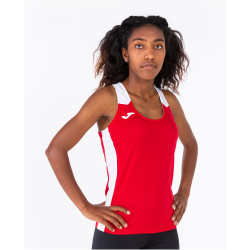 JOMA Record II Tanktop Mädchen 602 - rot/weiß 152