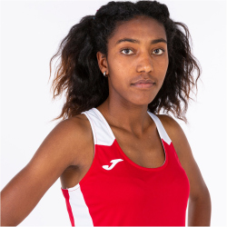 JOMA Record II Tanktop Mädchen 602 - rot/weiß 152