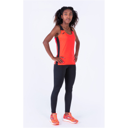 JOMA Record II Tanktop Mädchen 041 - korall/schwarz 152