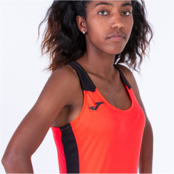 JOMA Record II Tanktop Mädchen 041 - korall/schwarz 152