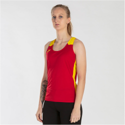JOMA Record II Tanktop Damen 609 - rot/gelb M