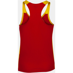 JOMA Record II Tanktop Damen 609 - rot/gelb M
