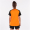 JOMA Academy IV Trainingsshirt Kinder 881 - orange/schwarz 152