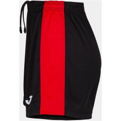 JOMA Maxi Shorts Mädchen 106 - schwarz/rot 128/140