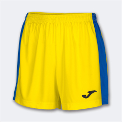 JOMA Maxi Shorts Damen 907 - gelb/royalblau S