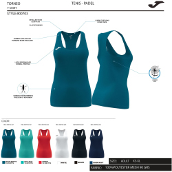 JOMA Siena Tanktop Damen 200 - weiß S