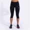 JOMA Olimpia 3/4-Leggings Damen 100 - schwarz S