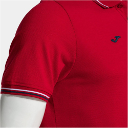 JOMA Confort Classic Poloshirt 603 - rot/marineblau S