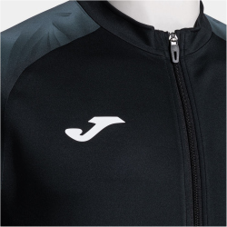 JOMA Elite XI Laufjacke Kinder 110 - schwarz/antrazith 152