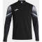 JOMA Elite XI 1/2-Zip Laufshirt Kinder 110 - schwarz/antrazith 152