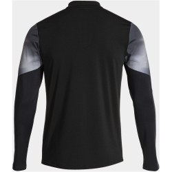 JOMA Elite XI 1/2-Zip Laufshirt Kinder 110 - schwarz/antrazith 164