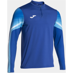 JOMA Elite XI 1/2-Zip Laufshirt 702 - royalblau/weiß S
