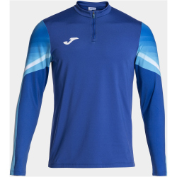 JOMA Elite XI 1/2-Zip Laufshirt 702 - royalblau/weiß S