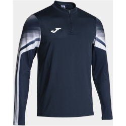 JOMA Elite XI 1/2-Zip Laufshirt 332 - marineblau/weiß XL