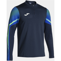 JOMA Elite XI 1/2-Zip Laufshirt 317 - marineblau/royalblau XL