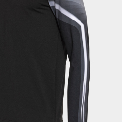 JOMA Elite XI 1/2-Zip Laufshirt 110 - schwarz/antrazith XL