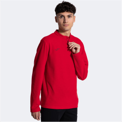 JOMA Cervino II 1/4-Zip Fleecepullover Kinder 600 - rot 116