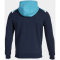 JOMA Toledo Kapuzen-Trainingsjacke Kinder 342 - marineblau/türkis 128