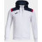 JOMA Toledo Kapuzen-Trainingsjacke 203 - weiß/marineblau S