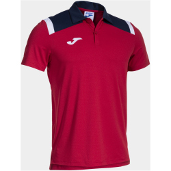 JOMA Toledo Poloshirt Kinder 603 - rot/marineblau 164