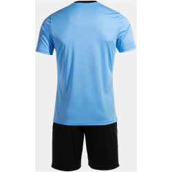 JOMA Victory Trikot + Shorts Set 381 - himmelblau/schwarz L