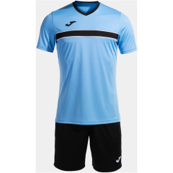 JOMA Victory Trikot + Shorts Set 381 - himmelblau/schwarz L