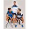 JOMA Danubio III Trainingsanzug 203 - weiß/marineblau S