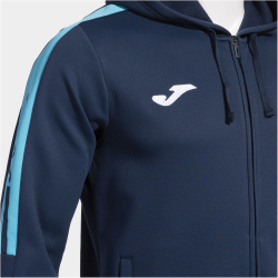 JOMA Olimpiada Kapuzen-Trainingsjacke 342 - marineblau/türkis L