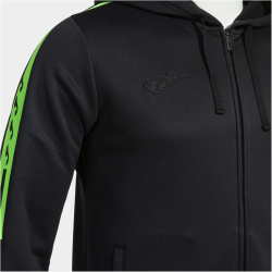 JOMA Olimpiada Kapuzen-Trainingsjacke 117 - schwarz/neongrün M