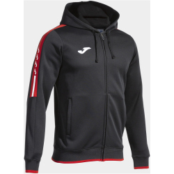 JOMA Olimpiada Kapuzen-Trainingsjacke 106 - schwarz/rot L