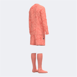 JOMA Zamora IX Torwart-Set Kinder 822 - orange 104