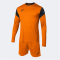 JOMA Phoenix langarm Torwarttrikot + Shorts Set Kinder 881 - orange/schwarz 104