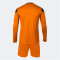 JOMA Phoenix langarm Torwarttrikot + Shorts Set 881 - orange/schwarz S