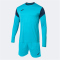 JOMA Phoenix langarm Torwarttrikot + Shorts Set 013 - türkis fluor S