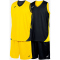 JOMA Kansas Basketballtrikot + Shorts Set Kinder 901 - gelb/schwarz 104