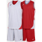 JOMA Kansas Basketballtrikot + Shorts Set Kinder 602 - rot/weiß 104